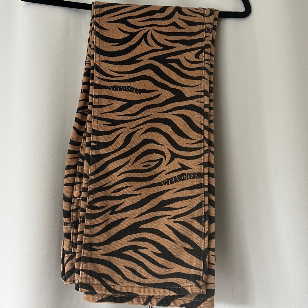 Wrangler zebra jeans high rise